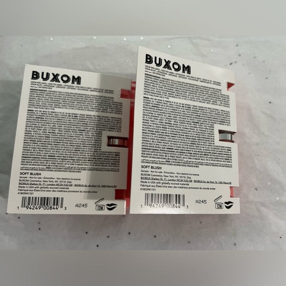 Buxom Plump Shot Sheer Tints Collagen Peptides Lip Plumbing Serum SOFT BLUSH - Picture 4 of 4